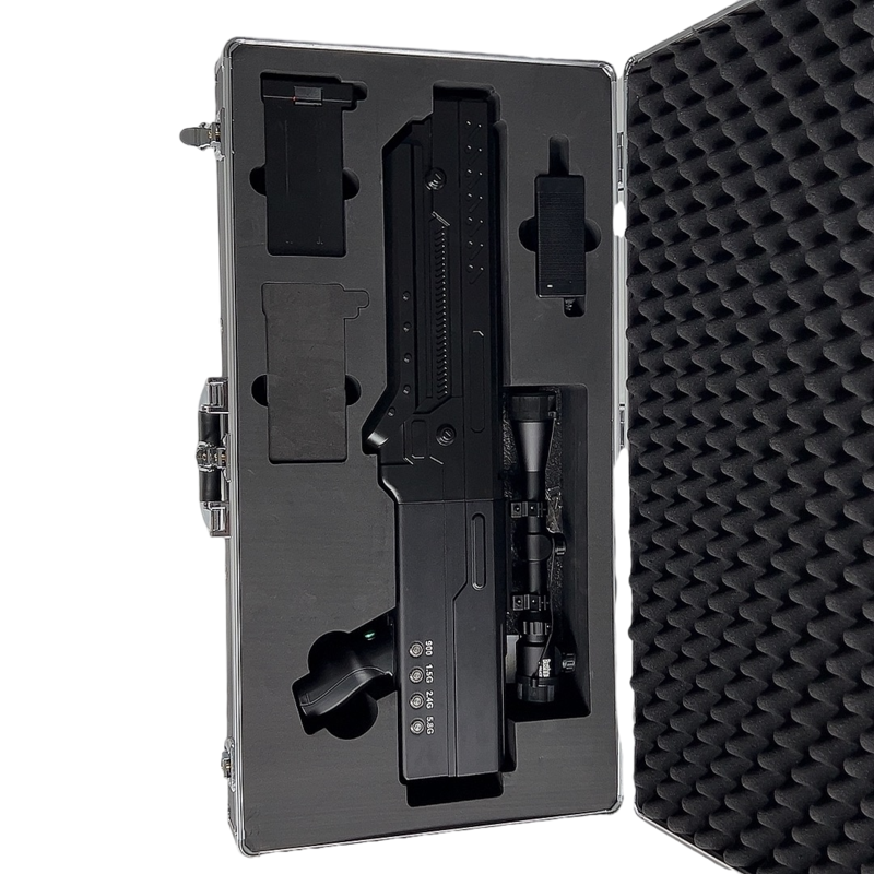  张北手持便携式枪型低空防御反制四通道B型